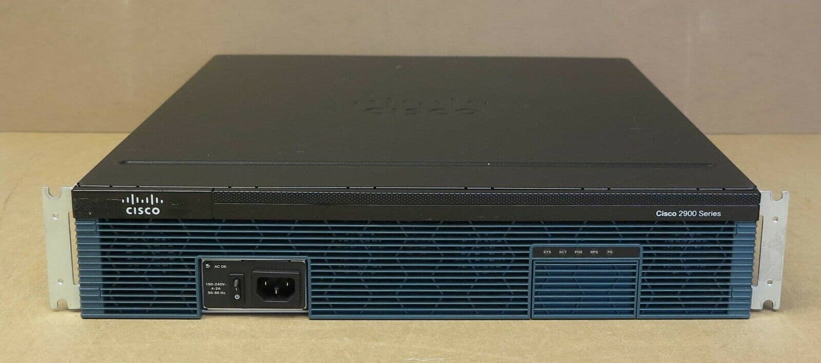CISCO 2921-V/K9 ISR G2 Integrated Services Router Gateway VWIC2-2MFT-T1/E1