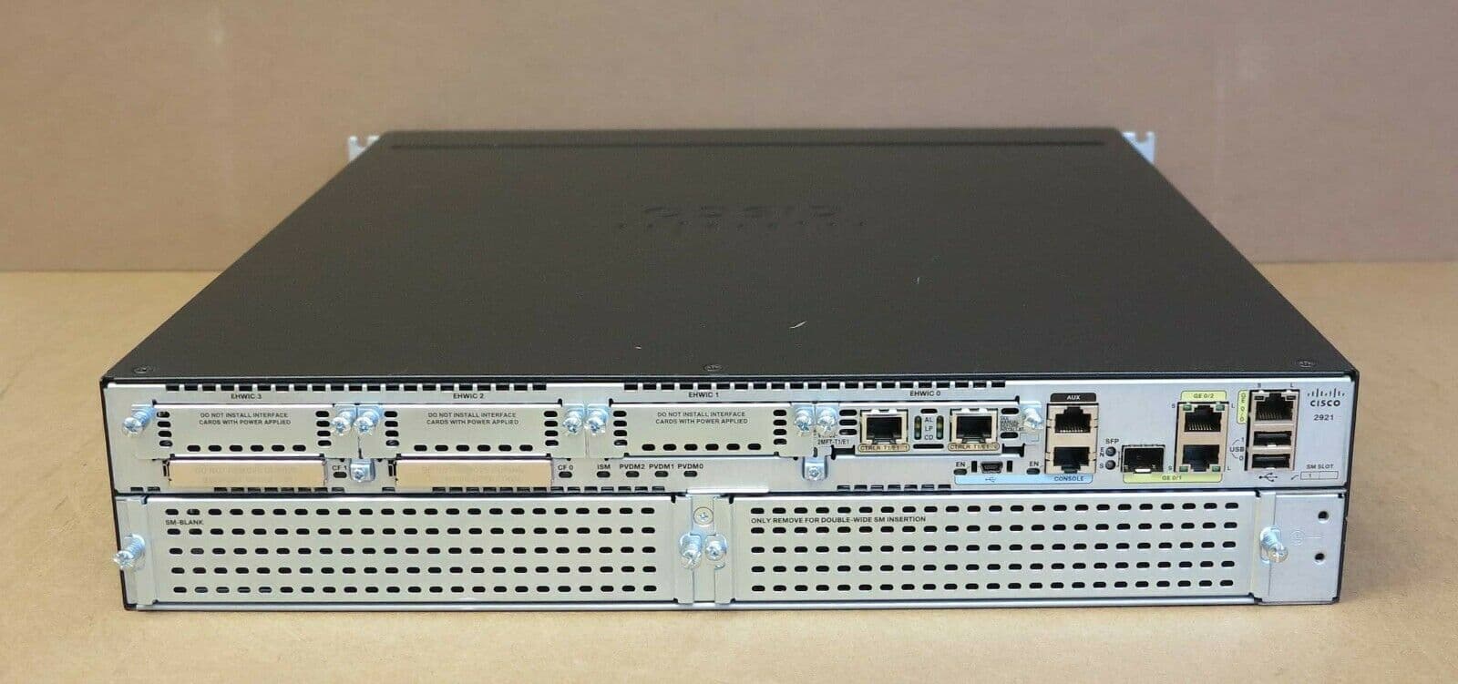 CISCO 2921-V/K9 ISR G2 Integrated Services Router Gateway VWIC2-2MFT-T1/E1