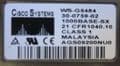 Cisco 30-0759-02 WS-G5484 1000 BASE-SX 850NM Short Wave Fiber GBIC Module