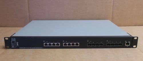 Cisco 550X SG550XG-8F8T 8x 10GbE RJ45 + 8x 10GbE SFP+ Stackable Managed Switch