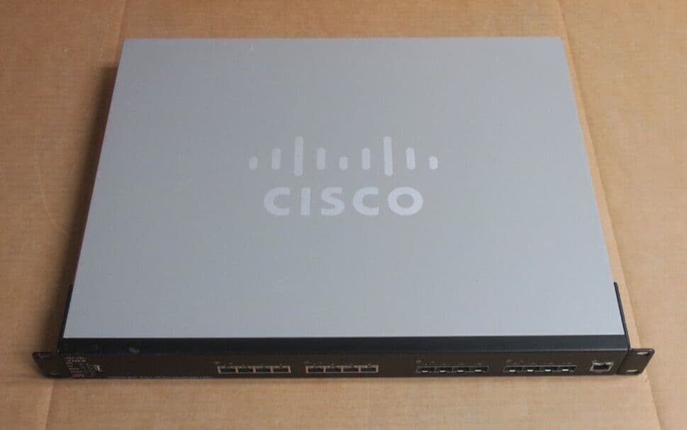 Cisco 550X SG550XG-8F8T 8x 10GbE RJ45 8x 10GbE SFP Stackable Managed Switch