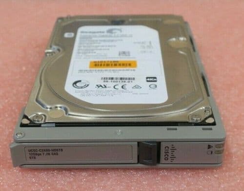 Cisco 6TB 7.2K 3.5" 12G SAS Hot-Swap Hard Drive UCSC-C3X60-HD6TB For UCS C3160