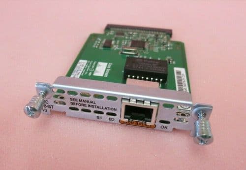 Cisco 800-24973-01 73-9368-01 Single-Port ISDN WAN Interface Module Card