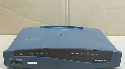 Cisco 801 Intergrated Services - Ethernet ISDN Network Wired Router