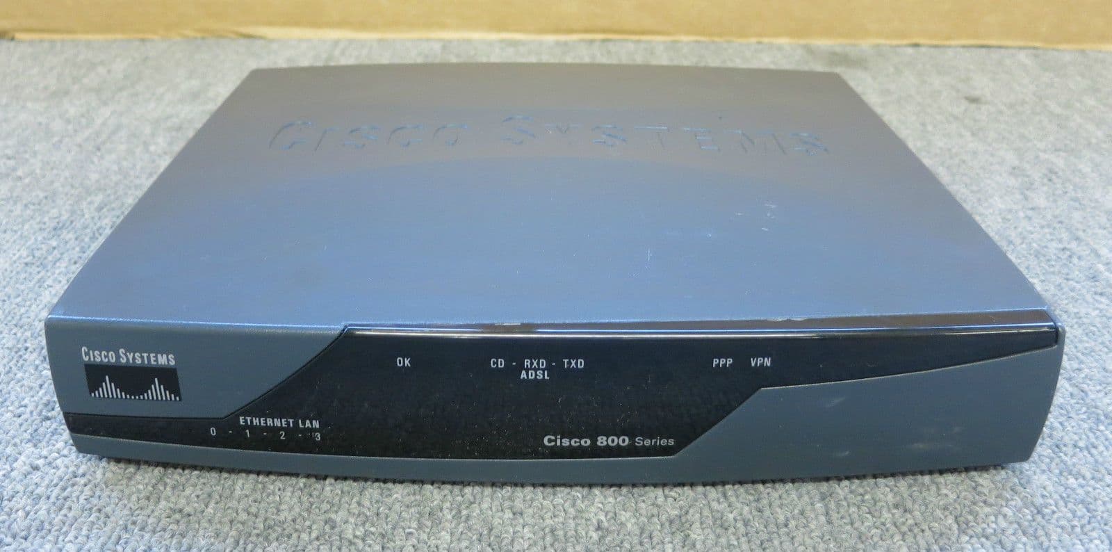 Cisco 870 Series Cisco 877 Integrated Services Router ADSL 4-Port No AC ...