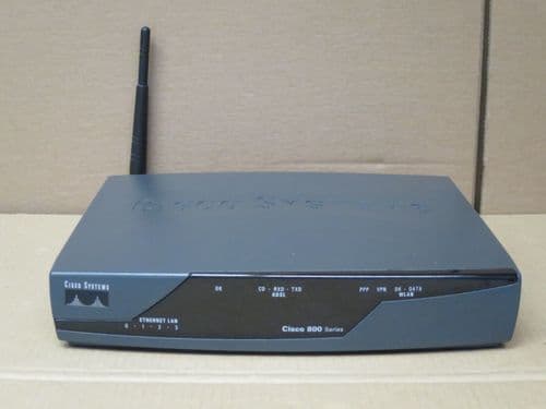 CISCO 877W-G-E-K9 877W Wireless 802.11 ADSL Integrated Services Router ISR