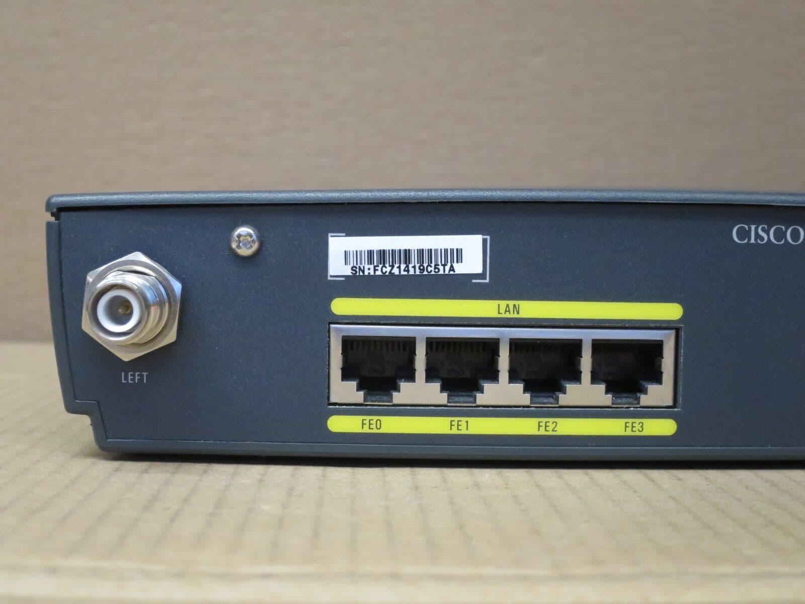 CISCO 877W-G-E-K9 877W Wireless 802 11 ADSL Integrated Services Router ISR