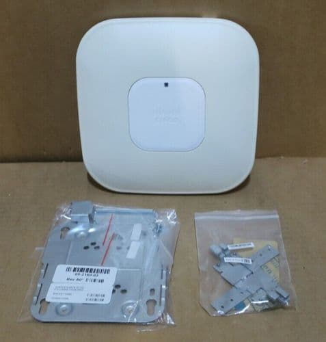 Cisco AIR-CAP3502I-E-K9 Aironet 3502i Wireless-N Access Point 300Mbps + Bracket