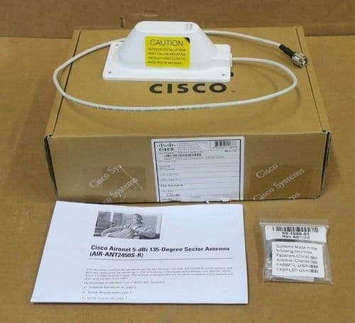 Cisco Aironet AIR-ANT2450S-R 2.4GHz 5dBi Sector Antenna With RP-TNC Connector