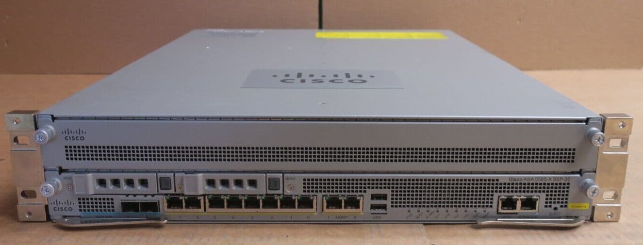Cisco ASA 5585-X Firewall SSP-20 8x 1GbE 2x 10G SFP Module ASA5585-S20X-K9
