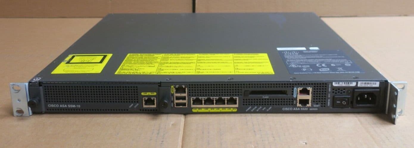 Asa Router Cisco ASA5520 ASA5520-K8 Adaptive Security Appliance VPN Plus License ...