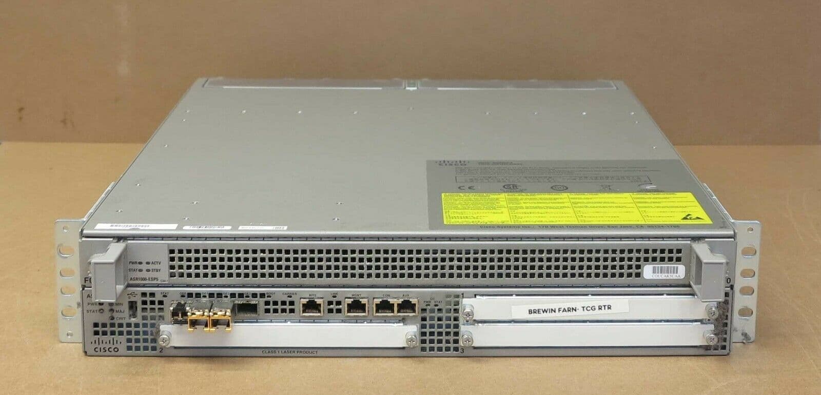 Cisco ASR 1002 Aggregation Services Router Managed Rackmount 2U Dual PSU