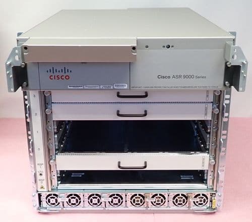 Cisco ASR 9006 V2 Router 10U Chassis ASR-9006-AC-V2 + ASR-9006-FAN PWR-3KW-AC-V2