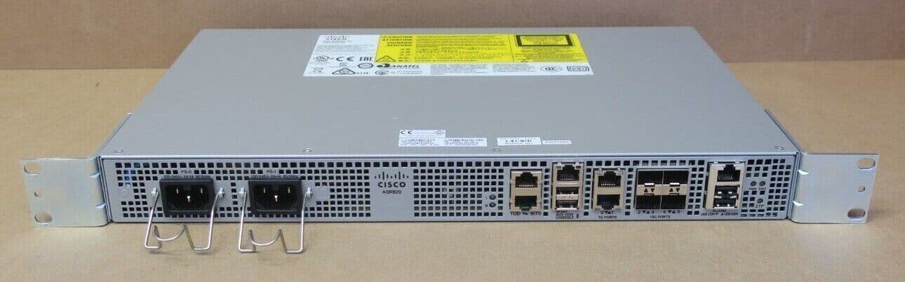 Cisco ASR-920-4SZ-A Aggregation Services Router 1U 2x 1GbE 4x 10GbE SFP ...