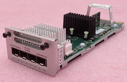 Cisco C3850-NM-4-10G Network Module 4x 1/10Gb SFP+ For Catalyst 3850 Switches