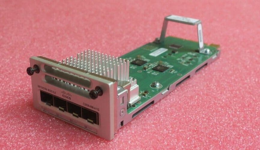 Cisco C3850NM41G Network Module 4x 1Gb SFP For Catalyst 3850 Series