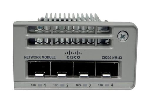Cisco C9200-NM-4X Catalyst 92004x 1/10GbE Gigabit Ethernet SFP/SFP+ Module