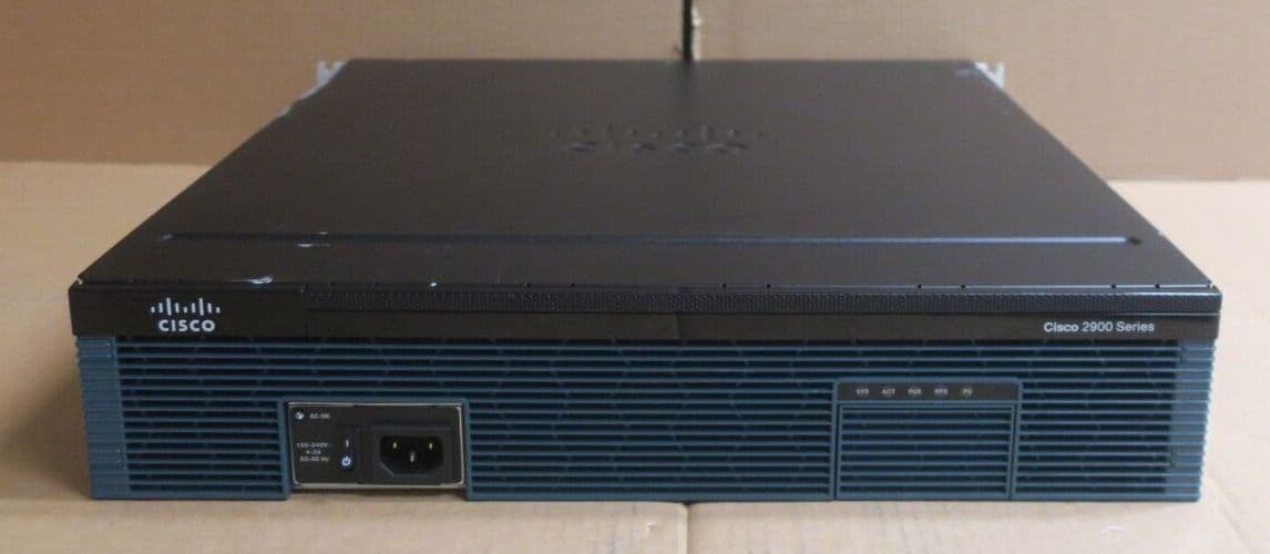 Cisco Catalyst 2921/K9 2900 2U ISR Integrated Services Router G2 ...