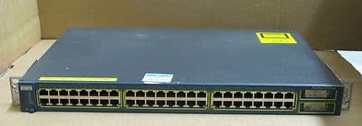 Cisco Catalyst 2950G WS-C2950G-48-EI 48 Port Switch +2 (GBIC) 1U Stackable