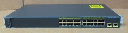 Cisco Catalyst 2960 WS-C2960-24TT-L 24x Fast Ethernet + 2x 1GbE Network Switch