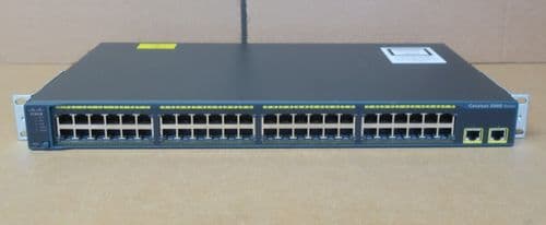 Cisco Catalyst 2960 WS-C2960-48TT-L 48x Fast Ethernet + 2x 1GbE Network Switch