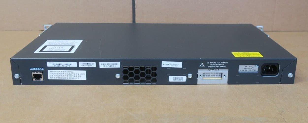 CISCO Catalyst 2960-48TT-L インテリジェント イーサネット スイッチ WS-C2960-48TT-L o7r6kf1 Cisco Catalyst 2960-48TT-L Switch | SecureITStore.com