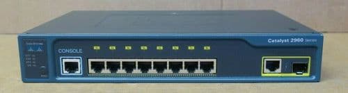 Cisco Catalyst 2960 WS-C2960-8TC-L Managed 8x 10/100 +1 Dual-Purpose Port Switch