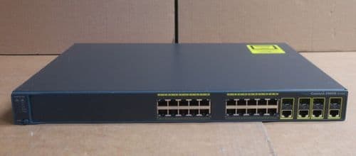 Cisco Catalyst 2960 WS-C2960G-24TC-L 20x 1GbE RJ45 + 4x Base-T/SFP Port Switch