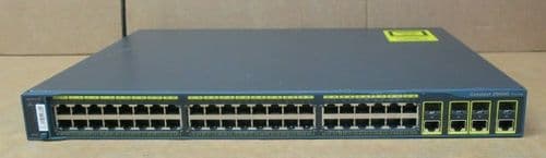 Cisco Catalyst 2960 WS-C2960G-48TC-L 44-Port Gigabit + 4xSFP Dual Purpose Switch