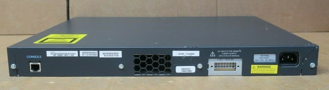 Cisco Catalyst 2960 WS-C2960G-48TC-L 44-Port Gigabit 4xSFP