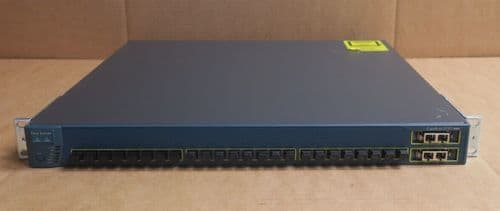 Cisco Catalyst 3550-24 FX 24x 100FX MMF + 2x 1GbE GBIC Ports WS-C3550-24-FX-SMI