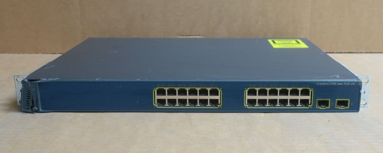 Cisco Catalyst 3560 WS-C3560-24PS-S 24x 10/100 PoE 2x SFP