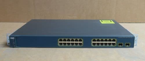 Cisco Catalyst 3560 WS-C3560-24PS-S 24x 10/100 PoE + 2x SFP Ports Network Switch - 404646925787