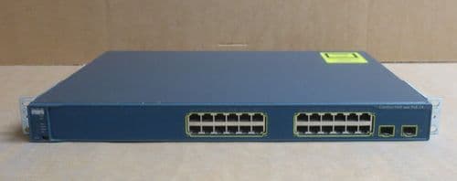 Cisco Catalyst 3560 WS-C3560-24PS-S 24x 10/100 PoE + 2x SFP Ports Network Switch - 404646991383