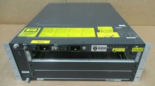 Cisco Catalyst 6500 Series WS-C6503-E 3-Slot Server Modular 2 x PWR-1400-AC