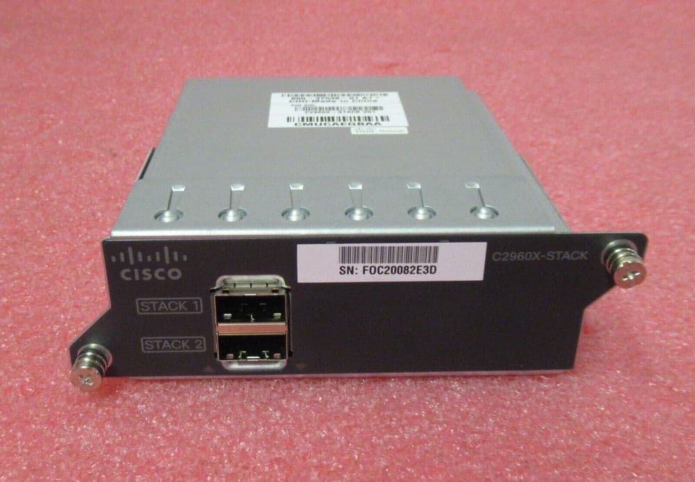 Cisco Catalyst 800-37538-01 2960X-Stack Flexstack Plus Stacking Module ...
