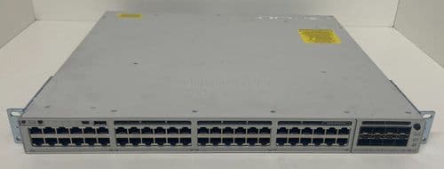Cisco Catalyst C9300-48P-E 48x 1GbE PoE+ Switch +8x 10GE SFP+ C9300-NM-8X Module