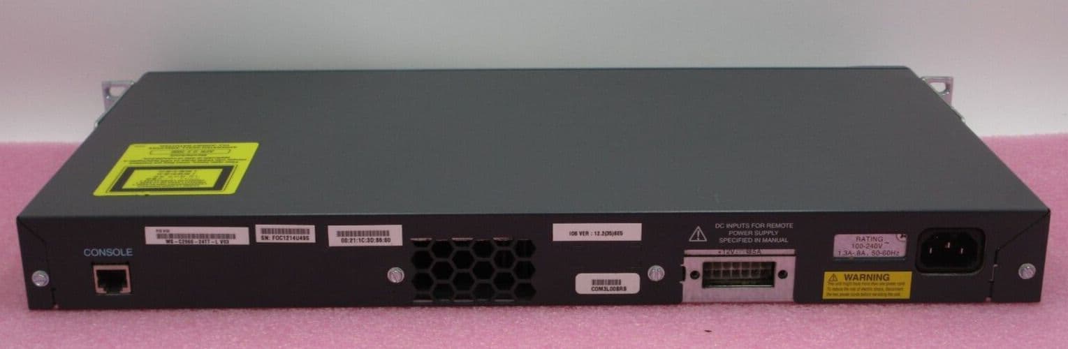 Cisco Catalyst WS-C2960-24TT-L 24x 10/100 2x 100/1000 RJ-45
