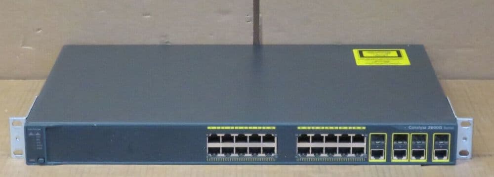 Cisco Catalyst WS-C2960G-24TC-L 2960-G 24x 1GbE 4x 1Gb Combo SFP Port ...