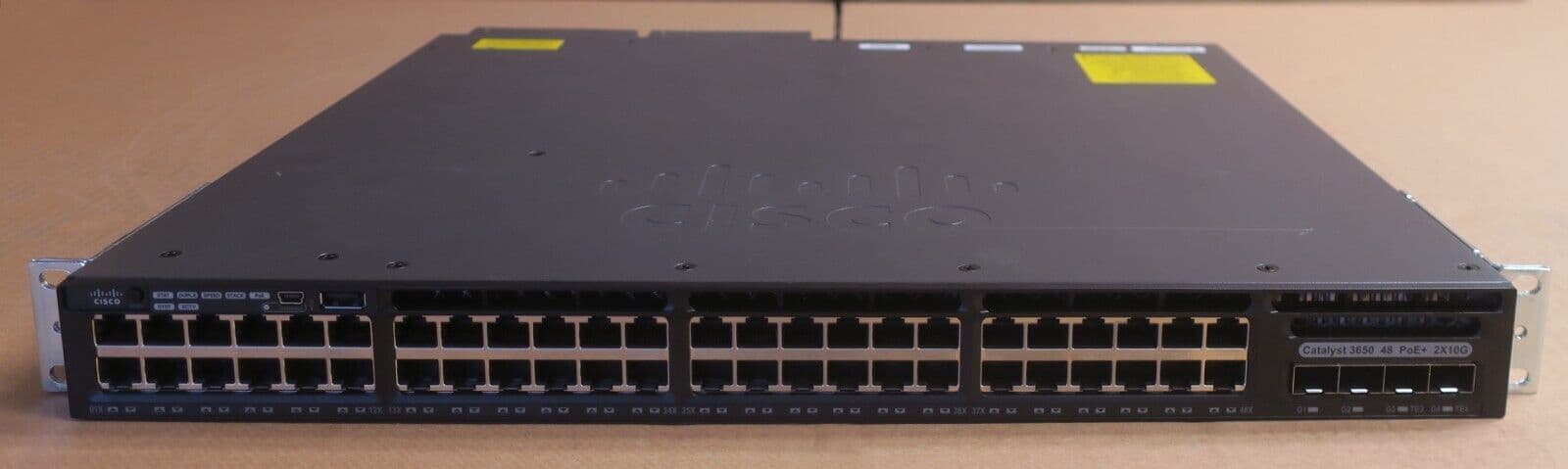 Switch Cisco Catalyst 3650 48 Portas Gigabit 4x10G Uplink Ports WS ...