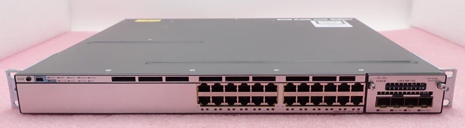 Cisco Catalyst WS-C3750X-24P-S 24x 1GbE PoE 435W IPServices Cisco Catalyst WS-C3750X-24P-S 24x 1GbE PoE 435W IPServices