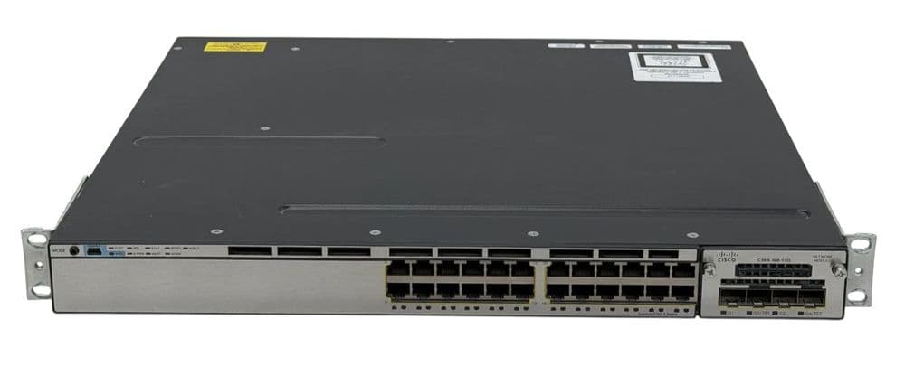 Cisco Catalyst WS-C3750X-24T-S 24 Port Managed 10/100/1000 1GbE Ethernet Switch