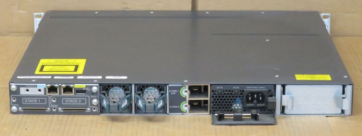 Cisco Catalyst WS-C3750X-24T-S 24-Port Managed 10/100/1000 1GbE