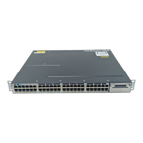 Cisco Catalyst WS-C3750X-48T-E 48x 1GbE RJ45 L3 Managed 1U Switch IP Services