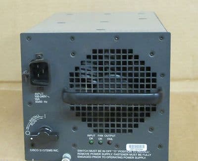 Cisco Catalyst WS-CAC-2500W PSU 2500w Power Supply Unit PSU 34-1535-01 6000