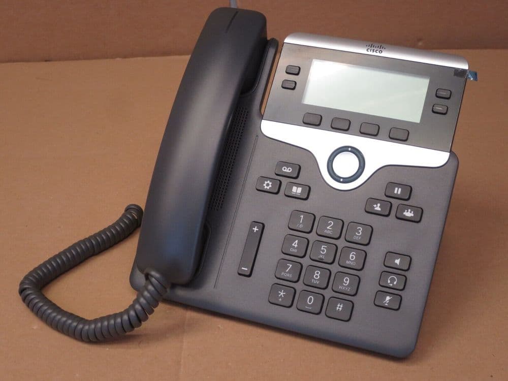 Uc Phone Cisc Cisco CP-7841-K9 Unfied IP UC Phone 7841 VoIP Business Telephone Charcoal