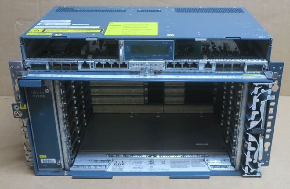 Cisco CPT M6 Shelf Assembly 15454-M6-SA with 1x ECU 1x FTA2 Module