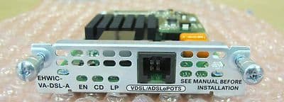 Cisco Ehwic VA DSL A 1 Port VDSL2 ADSL2+ Ehwic Over Pots ADSL Multimode Wan Card