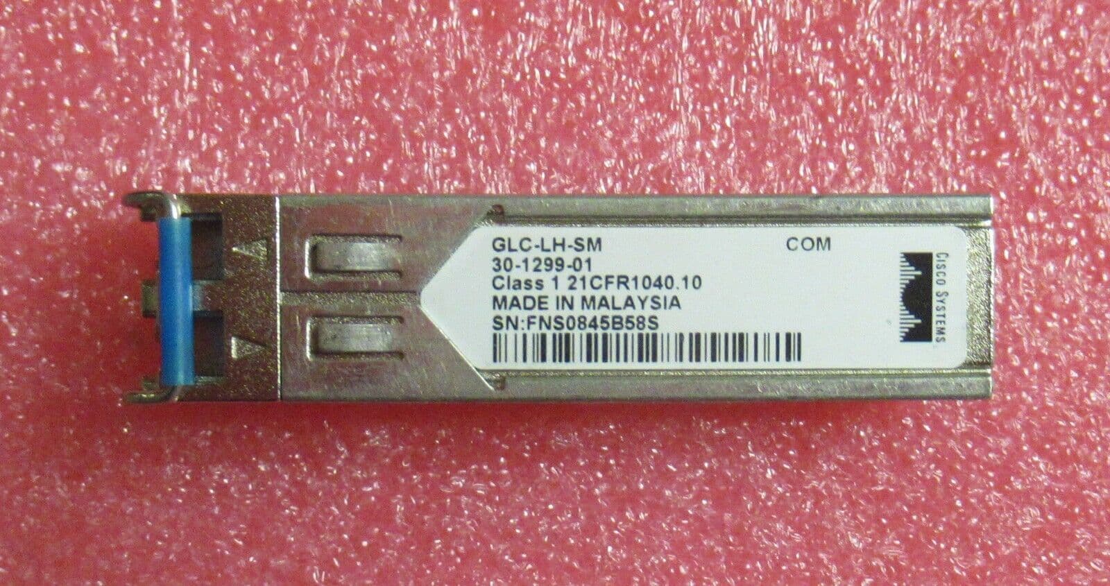 Cisco GLC-LH-SM 1000-Base-LX/LH SFP 1310nm 10km MMF/SMF SFP Transceiver ...
