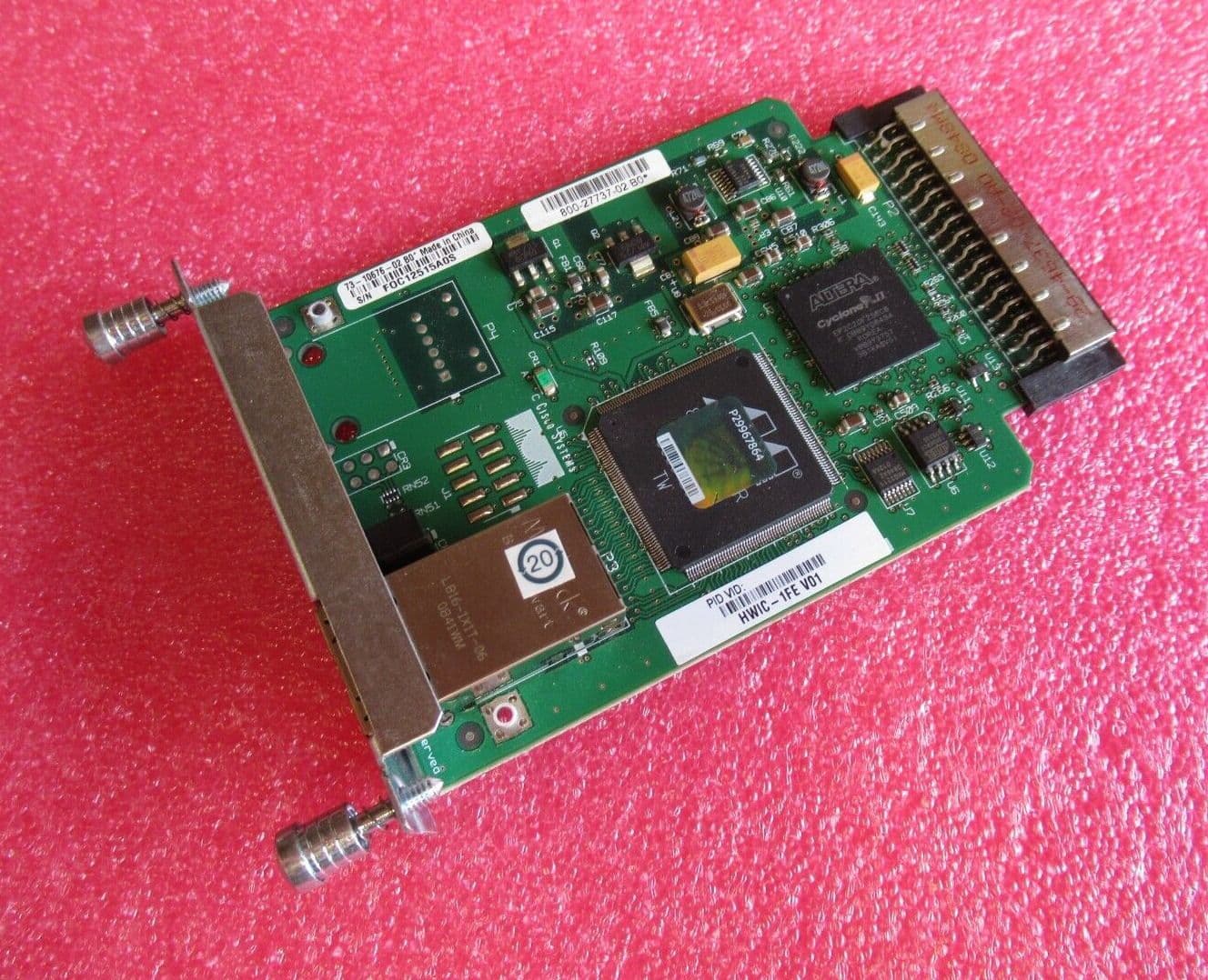 Cisco HWIC1FE 8002773702 1Port Fast HighSpeed WAN Interface Card